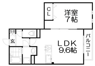 riviere庄の物件間取画像